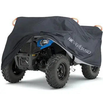 XXXL 256 cm 100 palčni 190T Black Design ATV Quad Skuterjem Motorju Zajema Nepremočljiva Dež Dokazilo Prahu, UV Sonce Patron D20