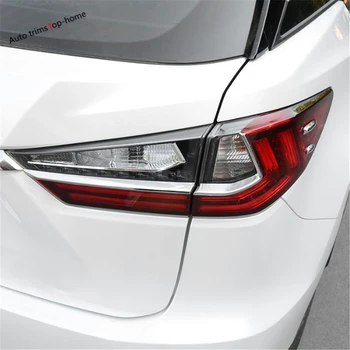 Yimaautotrims Primerni Za Lexus RX RX450h 2016 - 2020 Chrome Zadaj Rep Trunk Luči Lučka Dekor Trakovi Kritje Trim Kroma Styling