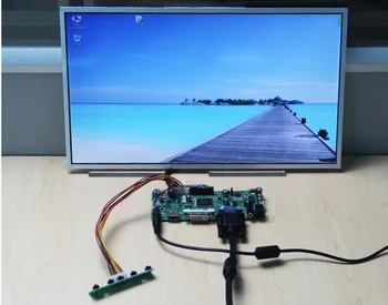 Yqwsyxl Nadzorni Odbor Spremlja Komplet za B156HW01 V. 5 5 HDMI+DVI+VGA LCD LED zaslon Krmilnik Odbor Voznik
