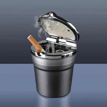 Z Led Luči avtomobila Logotip Ustvarjalne Osebnosti pepelnik Ustvarjalne cigaret dustbin Za DAF xf prim lf van Auto Dodatki
