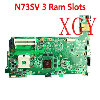 Za ASUS N73S N73SV N73SM Prenosni računalnik z Matično ploščo REV 2.0 GT540M 3 Reže Ram PGA989 Test ok