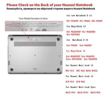 Za HUAWEI MateBook X Pro 2019 13.9/MateBook 13 14/D14 D15/Čast MagicBook 14 15 -trde akvarel Laptop primeru zajema