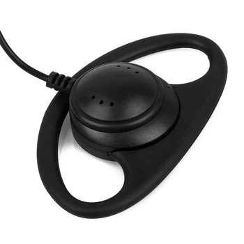 Za Motorola Ham Radio, Mikrofon držalo za uho Slušalke Slušalke z Dvojno storitve PRITISNI in govori za APX2000 APX7500 DGP4150 DP3400 DP3401 MTP850S walkie
