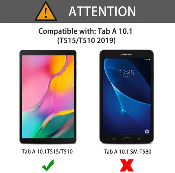 Za Samsung Galaxy Tab 10.1 2019 T510 T515 - Tablet Kaljeno Steklo Zaščitnik Zaslon Pokrov Eksplozijam Tablet Zaslon Film