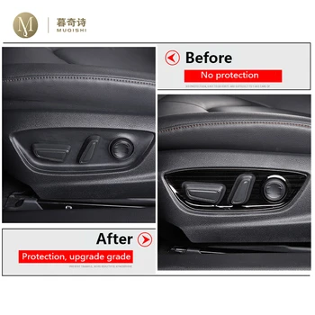 Za Toyota Camry 2018 2019 2020 Avtomobilske notranjosti Glavni voznikovem Sedežu prilagoditev gumb okvir Plošča dekoracijo nalepke Preuredi