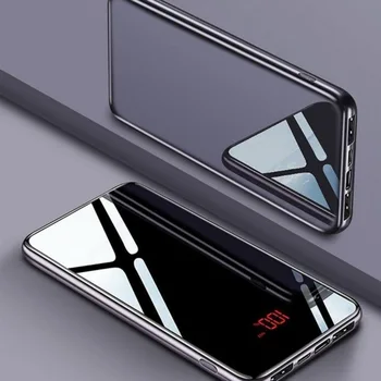 Za Xiaomi iphone Huawei Lcd 30000mah Moči Banke Zunanje Baterije PoverBank USB Powerbank Prenosni Mobilni telefon Polnilnik