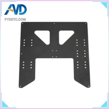 Črni 3D Tiskalnik Delov za Nadgradnjo, Y Prevoz Anodiziranega Aluminija Pločevina Za A8 Hotbed Podporo Za Prusa I3 Anet A8 3D Tiskalniki