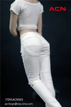 1/6 Vojak ACN003 Trendy žensk hip hlače traper hlače hlače priložnostno žensk tesen traper hlače v zalogi za 12