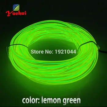 10 Barv Izberite 15Meter 5,0 mm Neon Žareče EL Žice LED Nit Neon Light vrvi Za 220V Krmilnik Za notranje Stranke Odlikovanja
