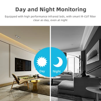 1080P Brezžična Mini WiFi Kamera IP Varnostna kamera IR Nočno opazovanje Gibanja Zazna Baby Monitor P2P CCTV Nadzor skrite
