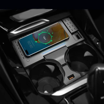 15W avto brezžični polnilnik QI telefonski polnilnik, sredinski konzoli, polnjenje tablice držalo za telefon za BMW X3 X4 G01 G02 2018 2019 2020