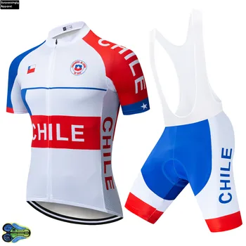 2019 Bele Ekipe, ČILE, Kolesarski Dres 12D Gel Kolesarske Hlače Obleko MTB Ropa Ciclismo Mens Poletje Kolesarjenje Maillot Šport