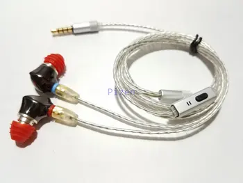 2019 SENFER 4in1 HI-fi Slušalke Hibridni Pogon Enota DIY slušalke knowles uravnotežen armature z MMCX kabel se215 se535 se846 IE80