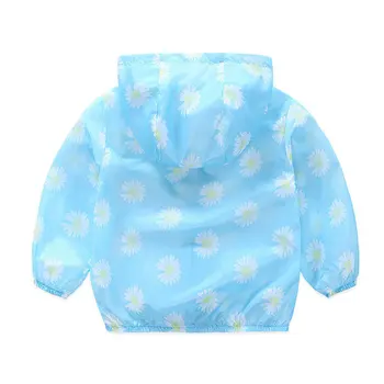 2020 novo poletno otroci oblačila za zaščito pred soncem fantje dekleta dinozaver puloverji jopice Udobno Ultrathin varovala baby Toddler vrhovi