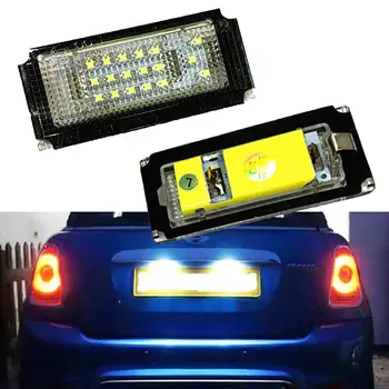 2Pcs Avtomobila Mini LED Licence Ploščo Lučka Lučka za B-MW Mini Cooper R50 R52 R53 Avtomobil Električni Dodatki