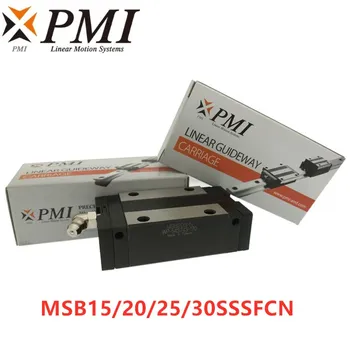 2pcs PMI linearno vodilo drsnik blok prevoz MSB15SSSFCN MSB20SSSFCN MSB25SSSFCN MSB30SSSFCN za CNC usmerjevalnik MSB15/20/25/30S -N