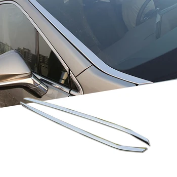 2Pcs Sprednje Vetrobransko Steklo Trim Za Lexus RX Avto Dodatki ABS Nerjavečega Jekla Prednje Okno Oblikovanje Strip Trim Auto