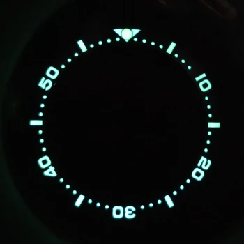 38 mm Noctilucent Keramično Ploščo Vstavi Mens Watch Ure Zamenjajte Pribor Watch Face Watch Ploščo Vstavite Različne Modele