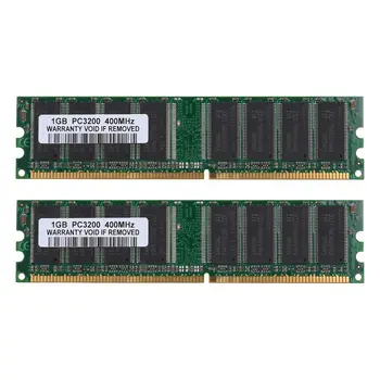 4GB Kit (4x 1 GB) DDR1-400MHz PC Desktop Pomnilnik PC1-3200 184pin Non-ECC DIMM Ram,zelena