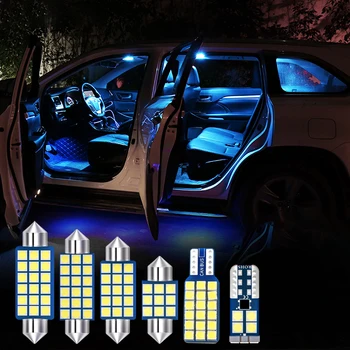4pcs Napak 12v LED Žarnice za Avto Notranjost Kupole Branje Svetilke Trunk Luč Za Ford EcoSport 2013 2016 2017 Dodatki