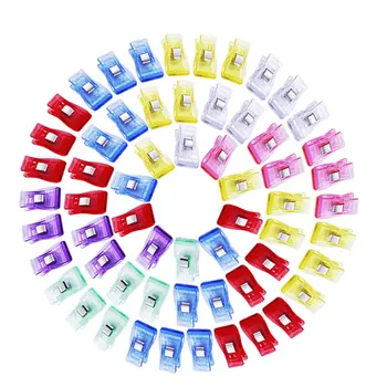 50PCS Plastičnih Šivanje Posnetke za Quilting Obdelujete Objemke Imetnik Tkanine Krpo Mozaik Šivanje Quilting Posnetek Opremo