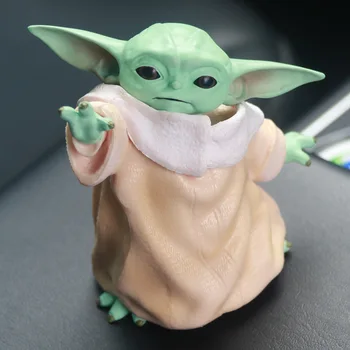 8 CM Disney Star Wars Baby Yoda Akcijska Figura, Igrače Mandalorian Yoda Baby PVC Model Lutka Zbirka Igrač, Daril Za Otroke