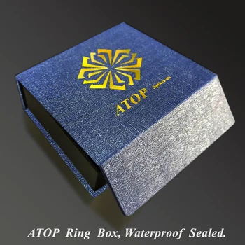 8 mm Modra Volframov Karbid Obroč Rose Zlata Brušena Poročni prstan na VRHU Moških Jewelr