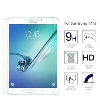 9H Premium Kaljeno Steklo Za Samsung Tab Galaxy S2 8.0 T710 T715 Zbriši Zaslon Patron Tablet Zaščitno folijo 2.5 D Za T719N
