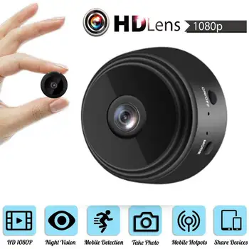 A9 1080P Wifi, Mini Kamero Home Security P2P Kamera, WiFi Night Vision Brezžična nadzorna Kamera Spremlja Telefon App Remote Contr