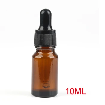 Aihogard 20 kos/10 ml veliko Povratne Steklenice Prazne Oranžna Stekla Aromaterapija Posodo Oči Kapalko Eterično Olje, Steklenica Potovanja Uporabo