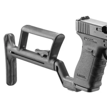 Airsoft Pomožni Tok Karabin Glock Pretvorbo Stabilnost Ročaj Podporo Buttstock, da Karabin Za Glock Kubura