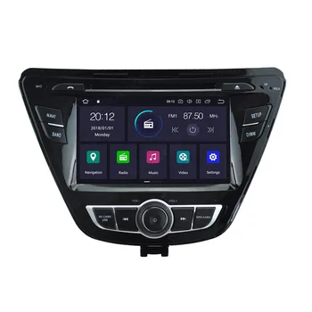 Android 10.0 4GB+64GB DVD player, Radio, GPS Navigacija za Hyundai Elantra-2016 Multimedijski Predvajalnik, radio stereo glavne enote dsp