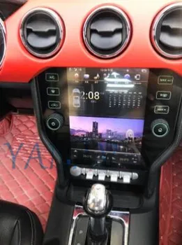 Android Stereo Sprejemnik avtoradio Za Ford Mustang-2021 Avto GPS Navigacijo, Audio Multimedijski Predvajalnik MP3 UHD Navpično Zaslon
