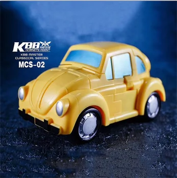 Avto Kovinski Del Mini Prikolico Čebel Deformacije Robot Otroke Darila za Preoblikovanje Dejanje Slika Igrača MCS-02 NA UI G1