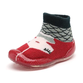 Baby toddler čevlji podplati iz gume baby non-zdrsa tal čevlji otroška risanka nogavice, čevlji baby boy girl čevlji