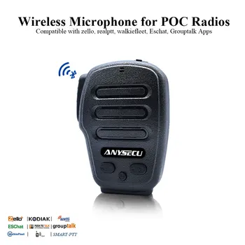Bluetooth Mikrofon B03 Android in IOS Mikrofon za zello mic Walkiefleet radijski mikrofon PTT4U daljinski upravljalnik za prostoročno