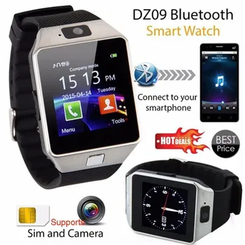 Bluetooth Smart Watch Smartwatch DZ09 Klic Relogio 2G GSM KARTICE TF Kartice Fotoaparata Samsung Android pametni telefon Smartwatch