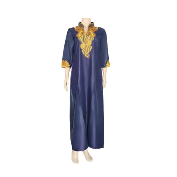 BREZPLAČNA DOSTAVA Abaya Afriške Haljo batik tkanine Ramadana oblačila, Vezenje tam kaftan Jibab Islamske Muslimansko Obleko galabia za ženske