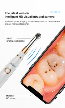 Brezžični WiFi USB Znotraj Ustne Zobni Intraoral Kamera Zobozdravnik Naprave LED Luči v Realnem času, Video Pregled Beljenje Zob Orodje