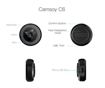 C6 Mini Kamera Cookycam Mikro WIFI HD 720P najmanjša Kamera Z Smartphone App Night Vision IP Home Security Video Kamere Cam