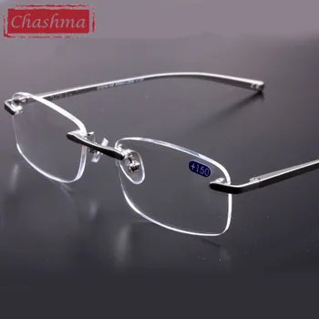 Chashma Zlitine Obravnavi Očala Super Kakovosti Rimless Recept Očala Okvir Obravnavi Očala