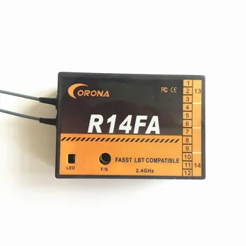 Corona 2,4 GHz spread spectrum Fasst združljiv sprejemnik R14FA za Futaba Fasst 2,4 GHz oddajnik daljinski upravljalnik