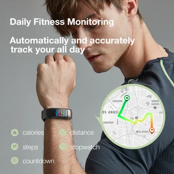 Dido Smart Manšeta Zapestnica Bluetooth Šport Fitnes Tracker Pedometer Srčnega Utripa, Krvnega Tlaka Moški Ženske Smartband