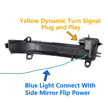 Dinamični Blinker Vključite Opozorilne LED Luči Za BMW F20 F21 F22 F30 E84 1 2 3 4 Serije Teče Voda Indikator