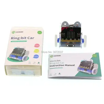 DIYamll Obroč:bit avto v2 za mikro:bit (brez mikro:bit) Mala DIY Smart Avto