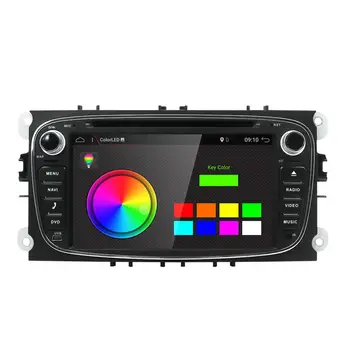 DSP Android 10.0 Avto DVD Predvajalnika 2 Din radio, GPS navigacijska naprava za Ford Focus Kuga Mondeo C-MAX, S-MAX, Galaxy Audio Stereo Vodja Enote