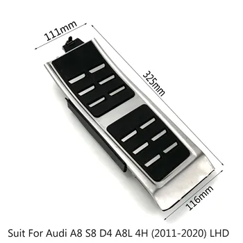 EAZYZKING Za Audi A8 S8 D4 4H 2011-2020 Plin Plin, Zavoro Stopala Ostali Pedal Kritje Pad Tablice za Avto Oprema
