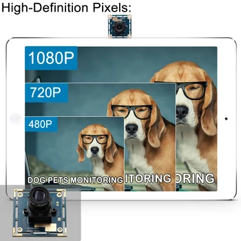 ELP 1080P Kamera Modul 2.0 milijona slikovnih pik 1920*1080 CMOS OV2710 MJPEG 30fps/60fps/120fps Usb-Endoskop Webcam Modul