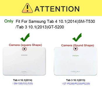 Film pero Za Samsung Galaxy Tab 4 10.1 palčni SM-T530 SM-T531 SM-T535 T530 T531 T533 T535 Tablični Primeru Nosilec Usnja Kritju