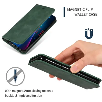 Flip Magnetni Usnjena torbica za Xiaomi Mi CC9 Note10 9 SE 9T Pro Redmi K20 K30 9A 9C člen 8A, 7A Opomba 9 9 8 7 Pro 8T Kartice Denarnice Pokrov